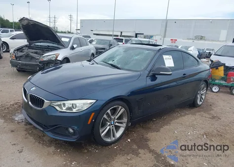2015 BMW 428I из США, поврежденный, VIN WBA3N3C59FK232355